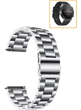 Tagomoon Huawei Watch GT2 Pro Compatible Band Classic Diamond Model Stainless Steel Metal Strap  - Image 1