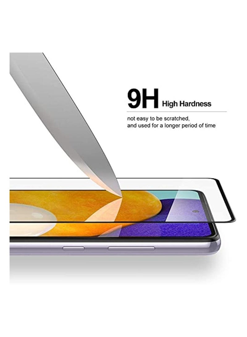 Samsung Galaxy A54 5G واقي شاشة من الزجاج المقوى لتغطية كاملة زجاج الشاشة 9H صلابة ومقاومة لبصمات الأصابع ومقاومة للخدش لهاتف Samsung Galaxy A54 5G - Image 3