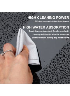 Generic Eyeglasses Cleaning Cloth Set, Suede Lens Cleaning Cloths for Glasses, Screens, Phones, and Cameras (50 PCS, Grey)  - Image 2