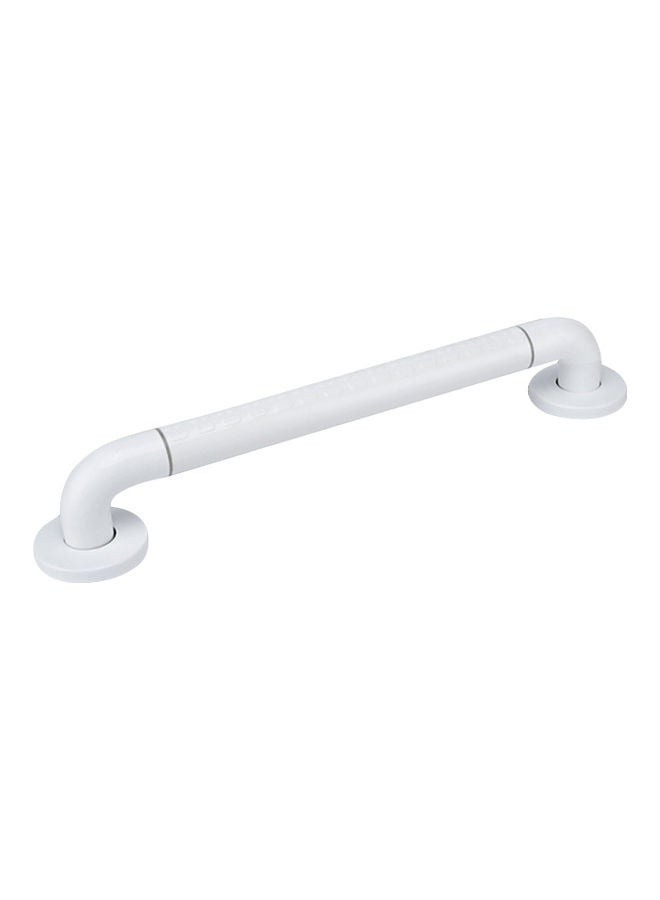 NIBEMINENT Wall Mounted Bathroom Grab Bar White 41x8.5x8.5cm