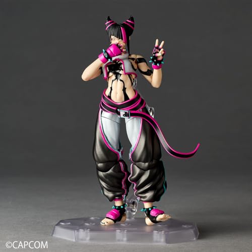 Kaiyodo Revoltech Amazing Yamaguchi Street Fighter 6 Juli Action Figure - Image 5