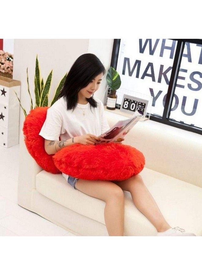 Minitrees Love Heart Shaped Cute And Lovely Soft Plush Pillow35 Cm(Red) - Image 4