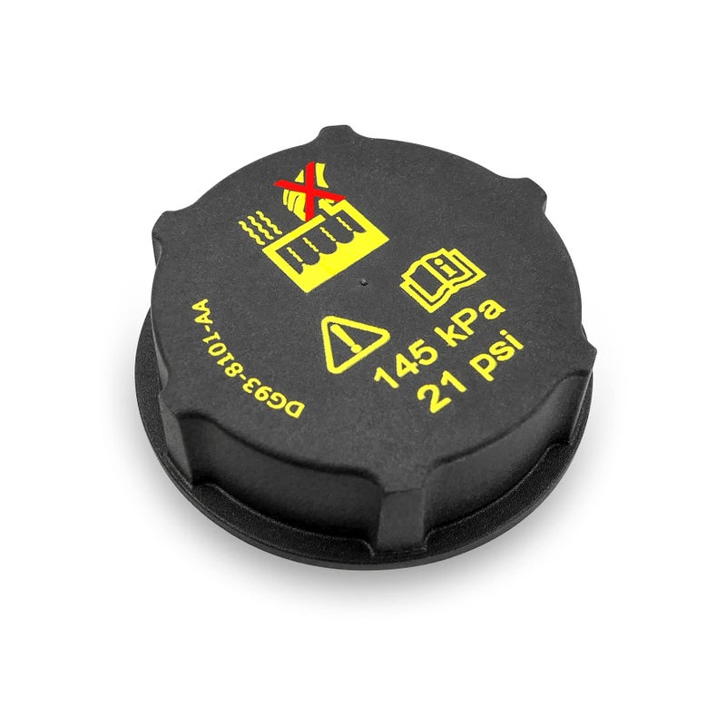 GUZIKO Engine Coolant Reservoir Cap Fits for Ford Mustang Gt F150 V6 V8 Lincoln MKZ 2015-2021 Escape 2013-2019 Land Rover Volvo 2020-2021 Coolant Overflow Caps Cold Case Radiator Cap Replacement DG93-8101-AA  - Image 1