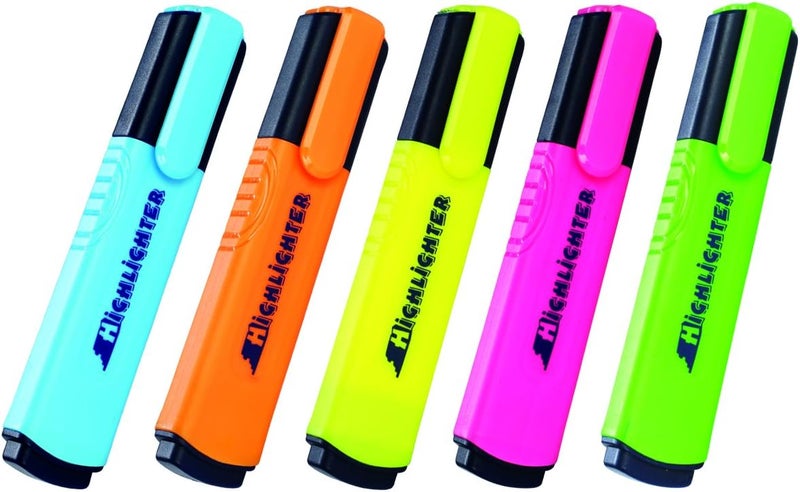 Derwent Flexoffice Highlighter 5-Piece Set FO-HL06