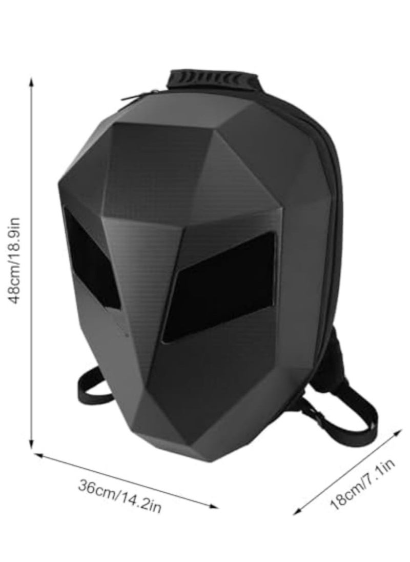 Generic - LED Motorcycle Backpack for Men With Programmable Full Color Screen Waterproof, LED Screen Bag - Image 1