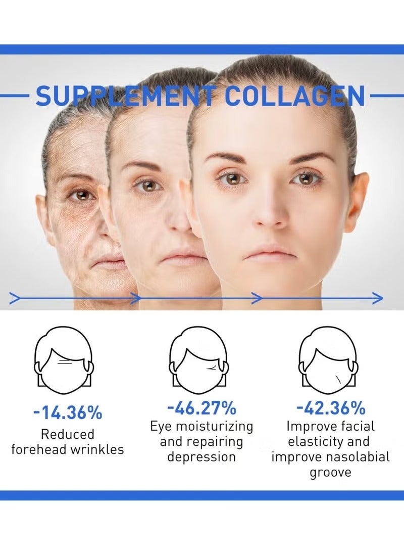 West&Month Anti Aging Collagen Serum Collagen Anti Aging Serum Anti wrinkle Firming Fine Lines Fade Fine Lines Essence Boost Skin Collagen Essence Anti Aging Firming Face Serum 30ml  - Image 5