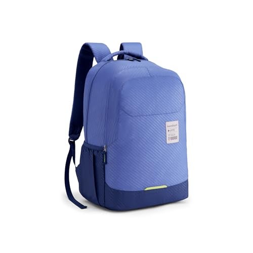 Kamiliant by American Tourister Biz Pro Casual Laptop Backpack with 15" Inch Laptop Compartment, 30 L Capacity, Ergonomically Designed with Bottle Holder for Men And Women - Purple - Image 3