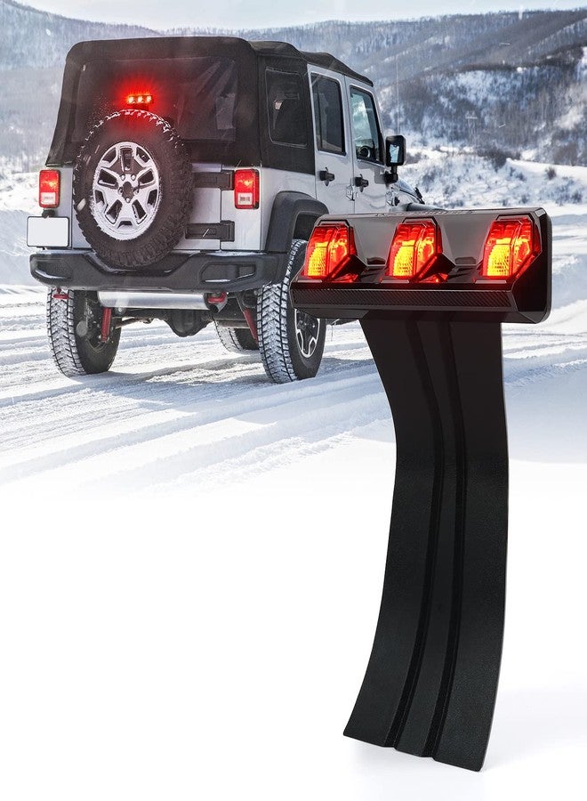Xprite LED Third Brake Lights with Modern Designed, Brighter High Mount Stop Tail Light Compatible with Jeep Wrangler JK JKU 2007-2018 - Image 1