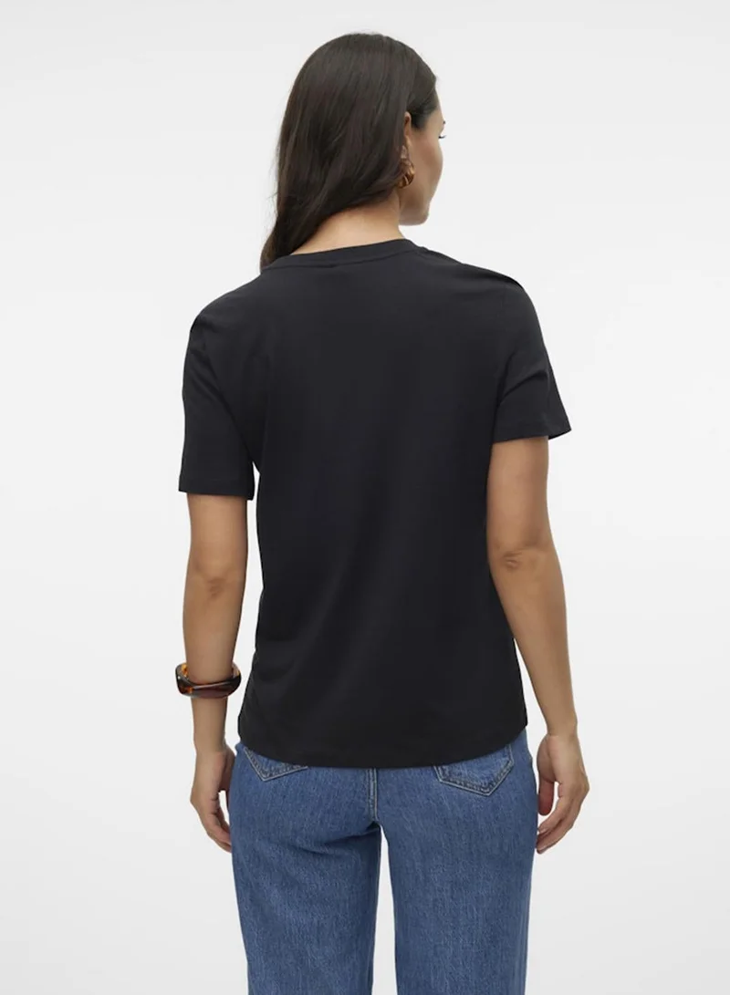 VERO MODA Vmpaulina Ss T-Shirt Jrs Noos