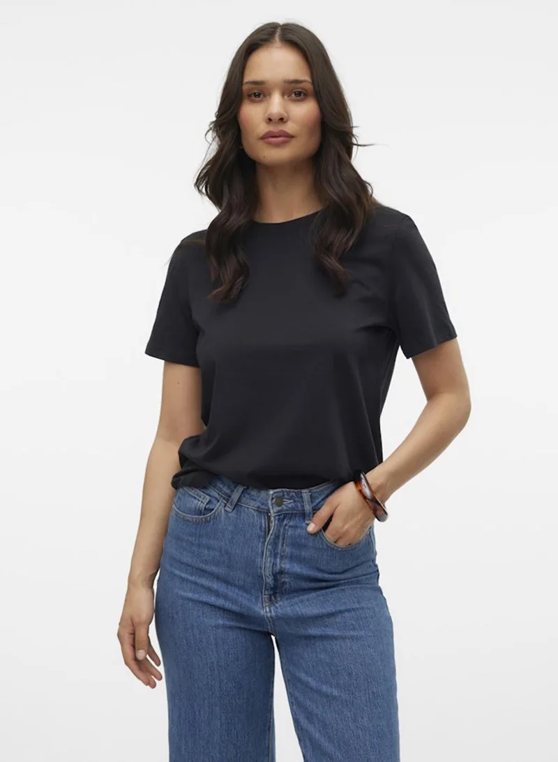 VERO MODA Vmpaulina Ss T-Shirt Jrs Noos