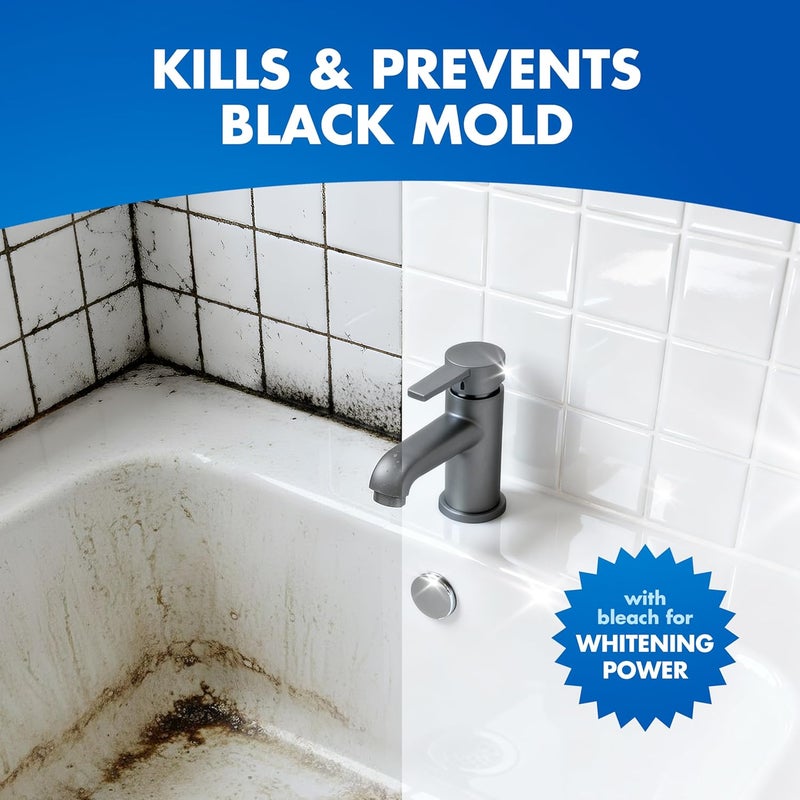 Lysol Mold & Mildew Remover Spray, Bathroom & Shower Cleaner, Disinfectant Spray, Stain Remover with Bleach, Tough on Black Mold, Multipurpose Cleaner for Home and Kitchen, 32oz (Pack of 4) - Image 3