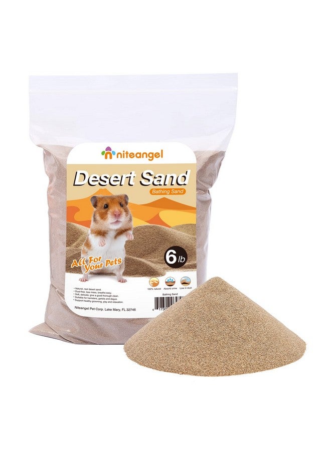 Niteangel Hamster Desert Bath Sand | No-Dust Bath or Potty Litter Sand for Hamster Chinchillas Gerbil Mice Degu or Other Small Pets - Image 1