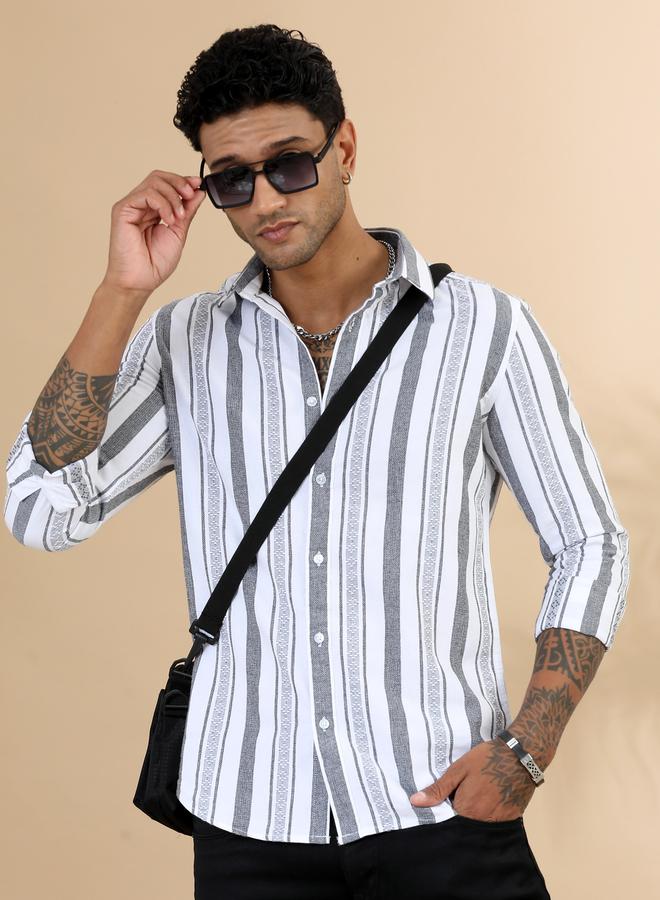 Bushirt Bushirt Men Classic Checked Casual Shirt - Image 1