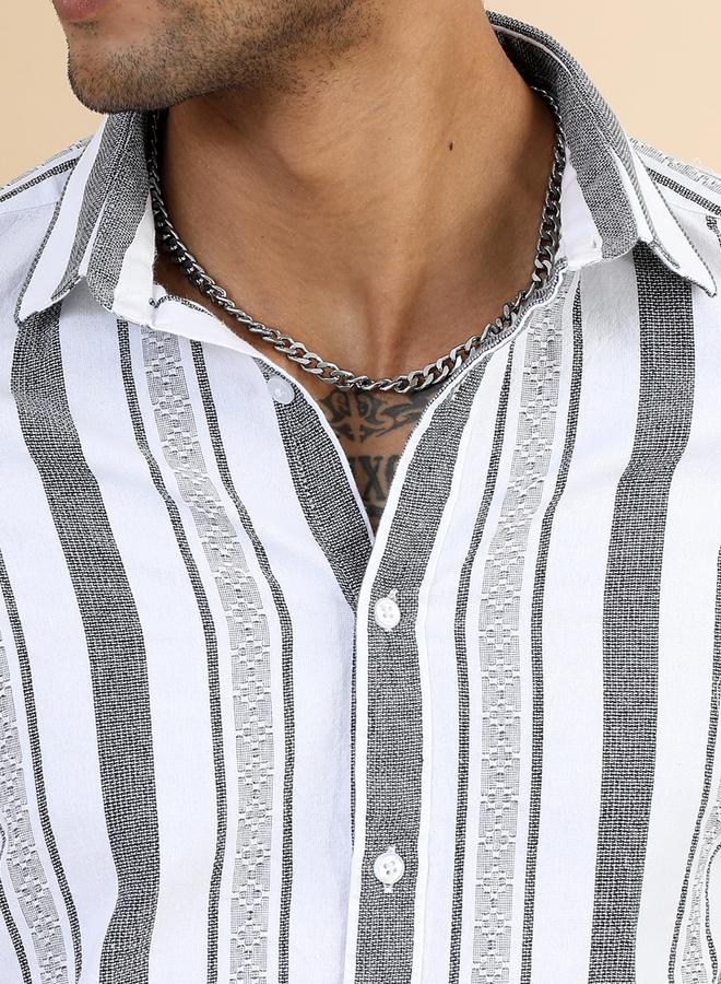 Bushirt Bushirt Men Classic Checked Casual Shirt - Image 4