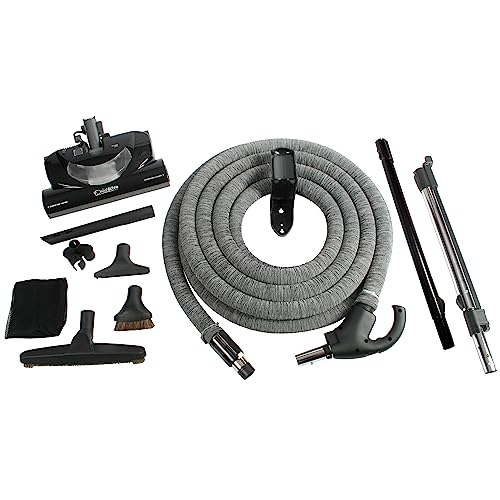 Cen-Tec Systems CenTec Systems 92938 Central Vacuum CT20DXQD Kit with 35 DC Hose Black 