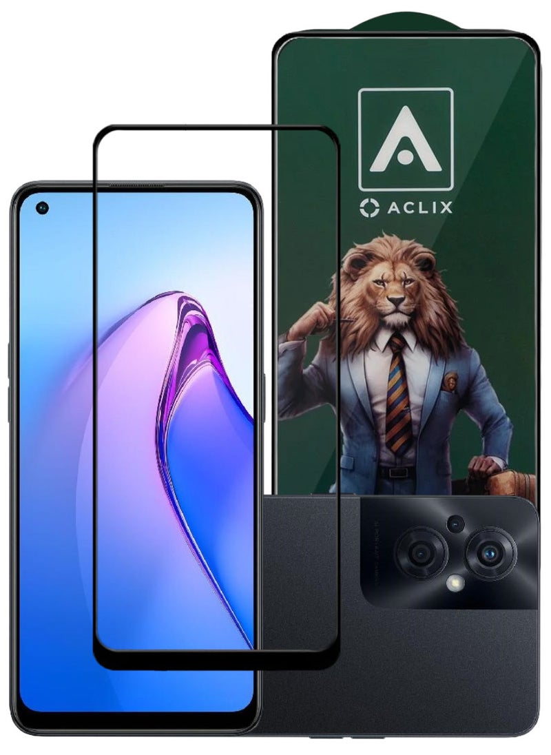 ACLIX Antistatic ESD Dustproof Premium Quality High Definition Tempered Glass Screen Protector Designed For Oppo Reno8 Z - Image 1