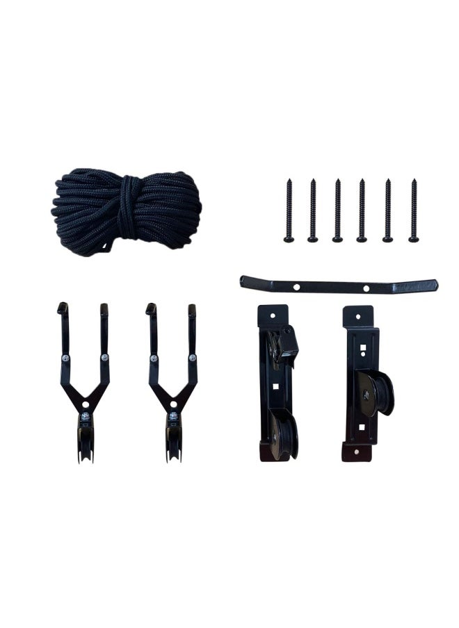 Wallmaster - Bike Rack Garage Wall Mount Bicycles 2-Pack Storage System Vertical Bike Hook For Indoor - Image 1