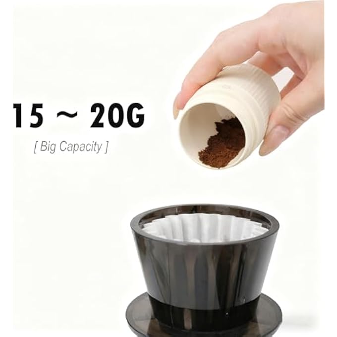 AOOEDDI Nuttii Manual Coffee Grinder Cnc Stainless Steel Conical Burrs Internal Adjustable Settings For Even Grinding Series Handheld Grinder Suitable For Gifts - Image 5