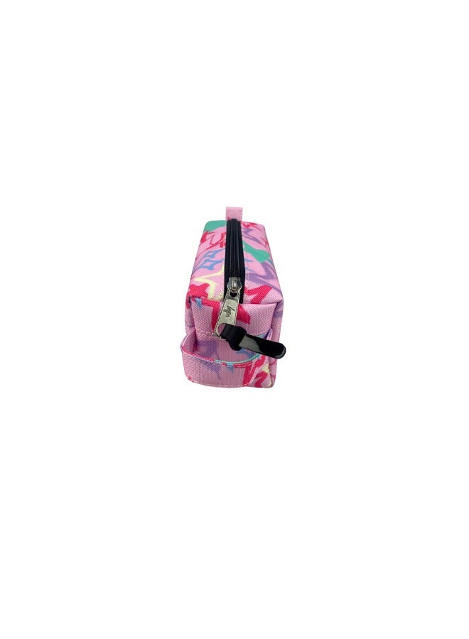 JUST HYPE Original Pencil Pouch - Pink Graffiti Stars - Image 3