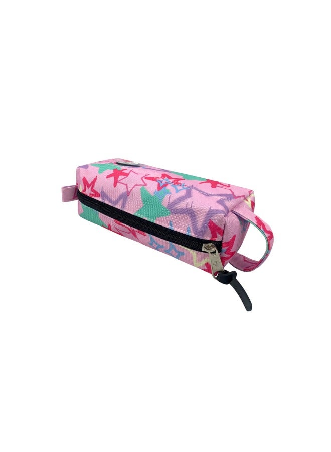 JUST HYPE Original Pencil Pouch - Pink Graffiti Stars - Image 5