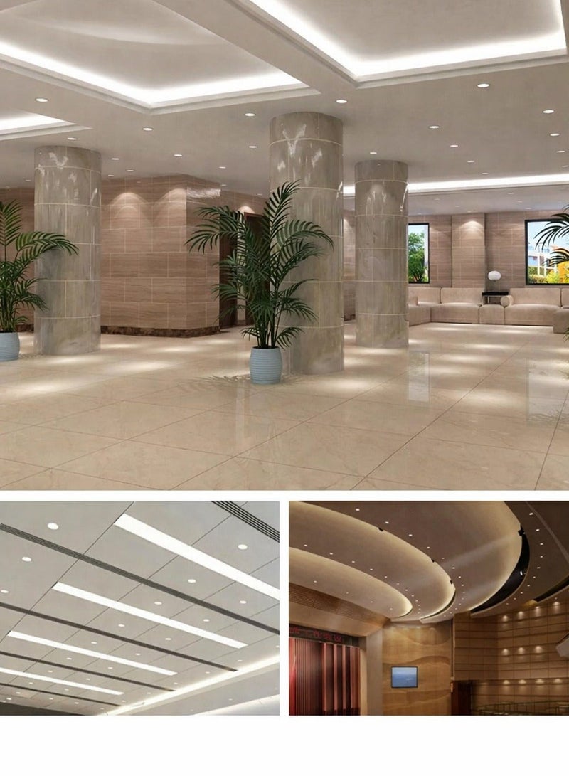 الثريات سبوت لايت LED سقفي 30 واط للسقف الجبسي – إضاءة مخفية عالية السطوع موفرة للطاقة – مصباح داون لايت للمنزل والمكتب والديكور الداخلي - Image 3