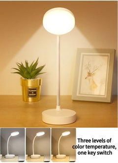 XiuWoo USB Rechargeable LED Eye Protection Table Lamp Dimmable with Three Colors Dormitory Study Office Foldable Multifunctional Reading Night Light  - Image 1