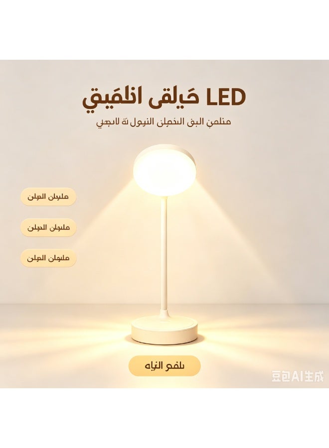 XiuWoo USB Rechargeable LED Eye Protection Table Lamp Dimmable with Three Colors Dormitory Study Office Foldable Multifunctional Reading Night Light - Image 2