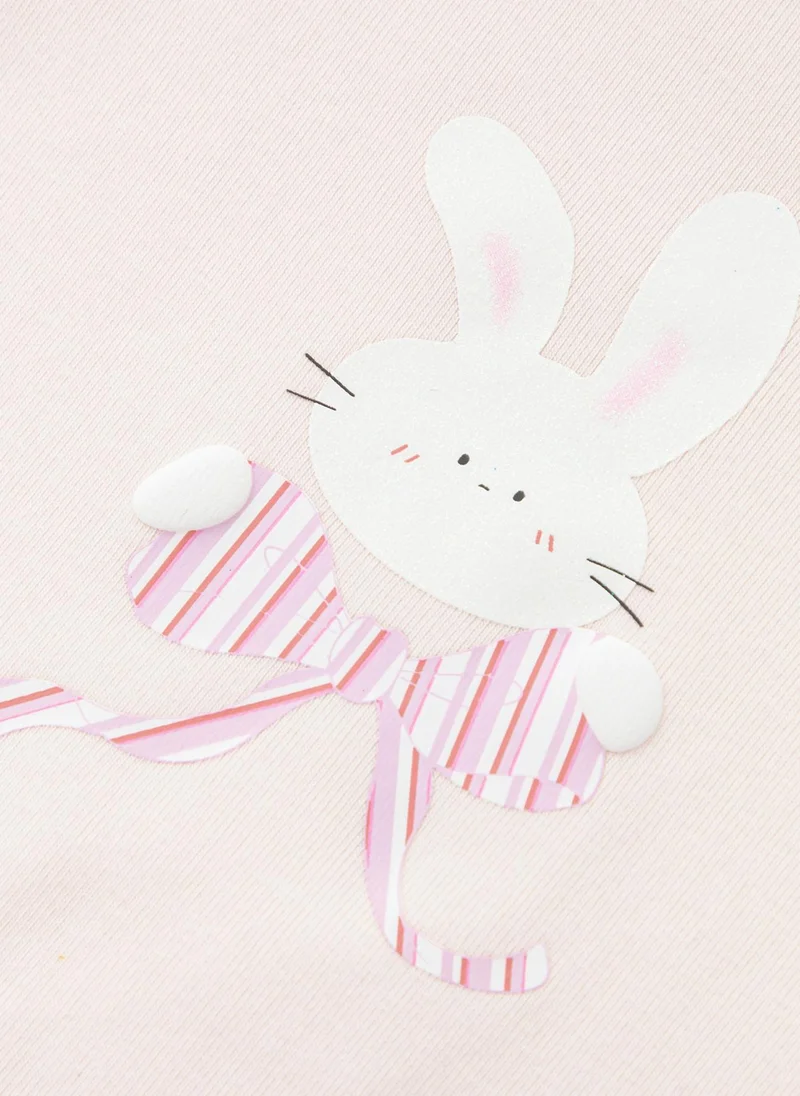 Balabala Pink Baby Girls Round v-neck short-sleeved T-shirt for Women | Best Price UAE