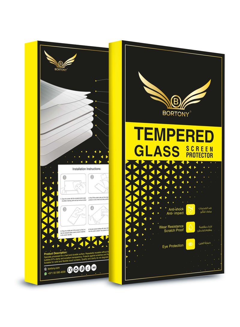 BORTONY 10-Piece Tempered Glass For Samsung Galaxy A51 Clear - Image 5