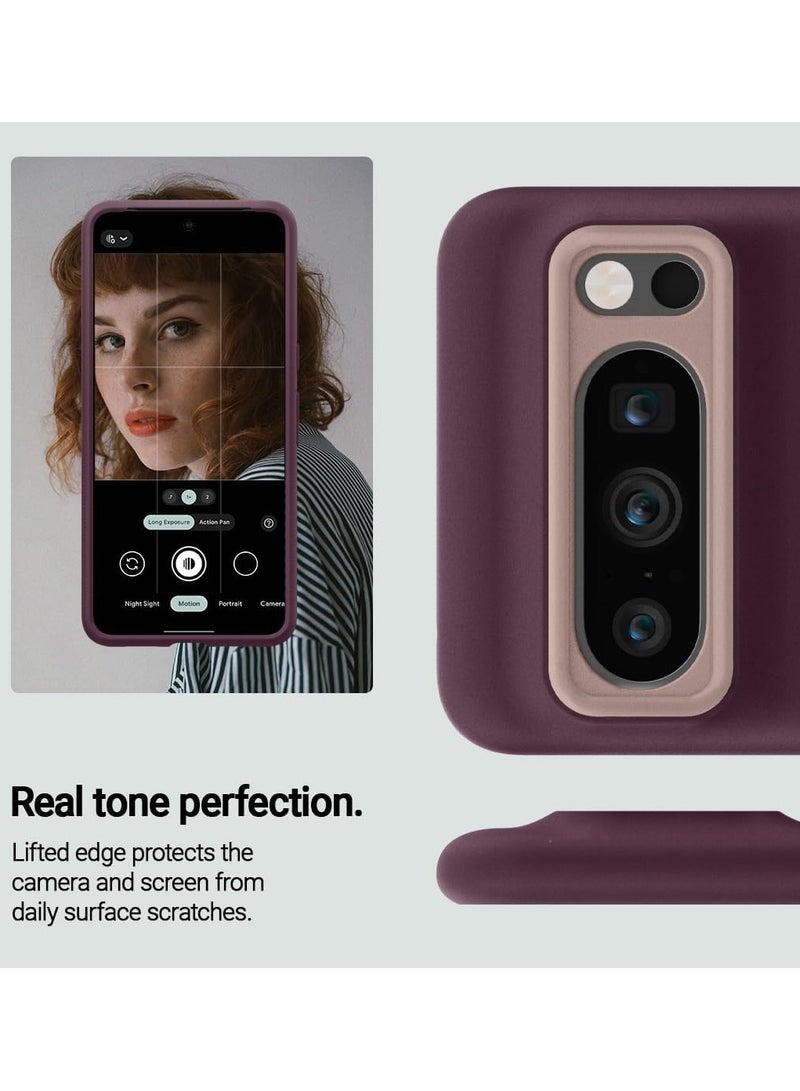 Caseology حافظة كيسولوجي نانو بوب سيليكون متوافقة مع جوجل بيكسل 8 برو حافظة 5G [تم اختبارها ضد السقوط] (2023) - حبة بورجوندي - Image 5