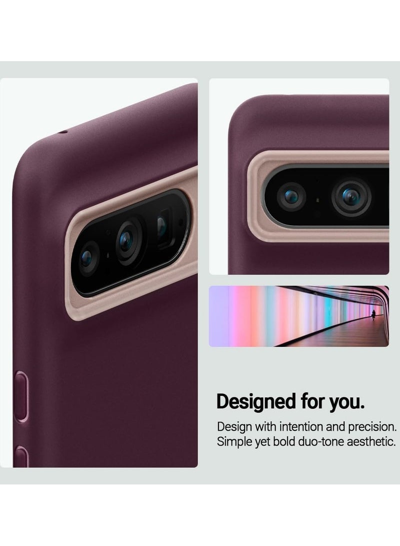 Caseology حافظة كيسولوجي نانو بوب سيليكون متوافقة مع جوجل بيكسل 8 برو حافظة 5G [تم اختبارها ضد السقوط] (2023) - حبة بورجوندي - Image 3