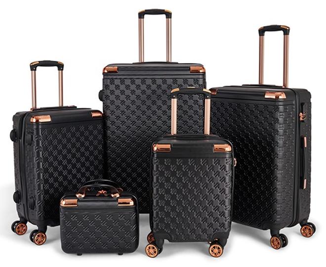 LIMRA Luggage set 5 pieces travel Bags with a distinctive design from limra black - Image 1
