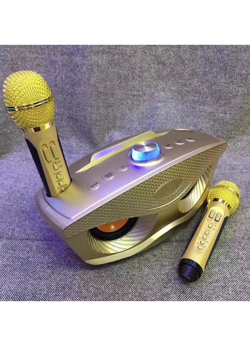 ELTRAZONE "Wireless Bluetooth Karaoke Speaker SD306 Plus – Includes 2 Microphones and Mixer for Versatile Use at Parties, Weddings, and Home" - Image 3