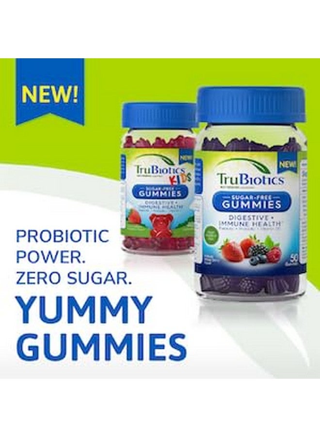 TruBiotics Probiotics for Kids with Prebiotics & Vitamin C, Sugar-Free Gummies for Digestive & Immune Health Support, Chewable Kids Probiotic Supplement, Natural Strawberry Flavor, 40 Gummies - Image 3