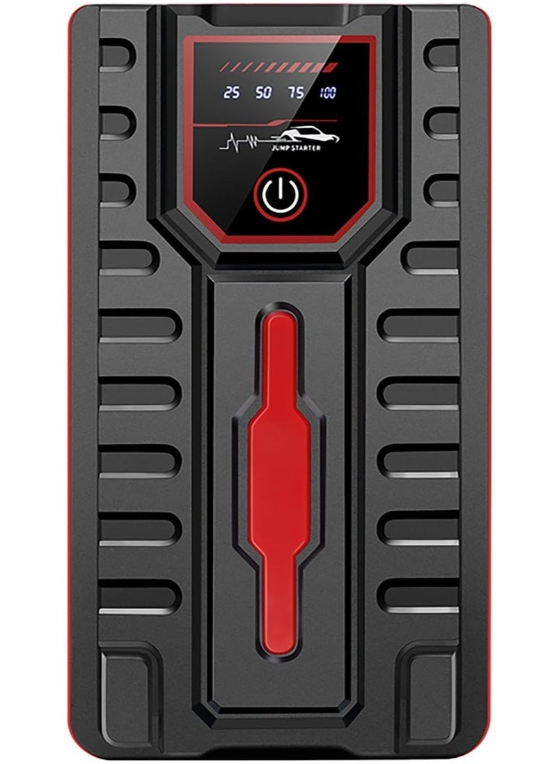 JAJEEK Multifunctional Car Jump Starter Powerbank – 12V Portable Auto Battery Booster Pack with Smart Safety Clamps, LED Emergency Light, USB Charging Port & Digital Display – High-Performance Lithium Battery for Cold & Hot Weather – Universal Compatibility for Cars, Phones & Devices (US/EU Specs)  - Image 2