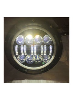 NIBEMINENT Round LED Headlight With Daytime Running Light  - Image 4