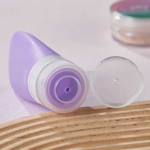 INSFIT Portable Travel Bottles TSA Approved Leak Proof Containers for Toiletries BPA Free Refillable Accessories for Shampoo Body Wash Liquids 4 Pack - Image 4
