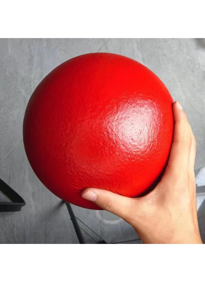 Generic - Source Production Dipped Crocodile Dodge Ball Children's Outdoor Beach Ball Inflatable Multi-color Printed LogoPU Ball-Color:orange Red-Diameter:203mm(8 Inches) - Image 1