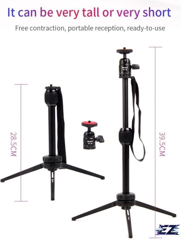 Gulf Trend Table Tripod Stand – Lightweight Aluminum, 39.5cm Max Height, 3kg Load Capacity, Mobile & Camera - Image 2