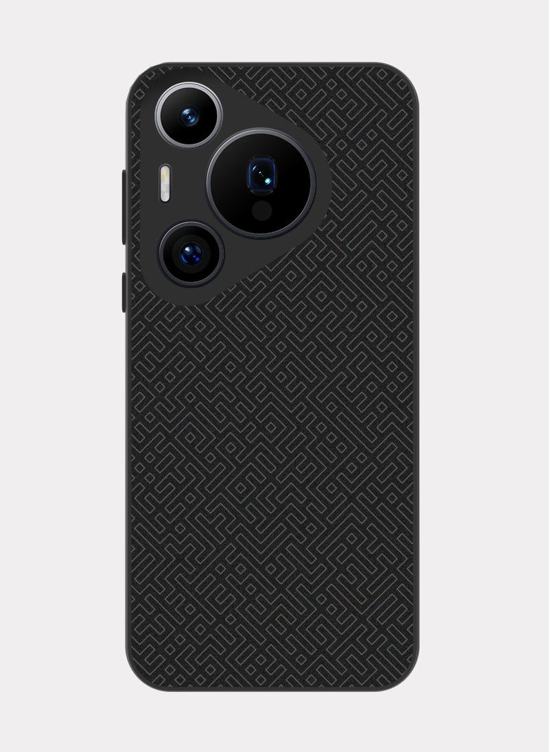 PXLAAT Huawei Pura 70 Pro case cover Black Pattern - Image 1