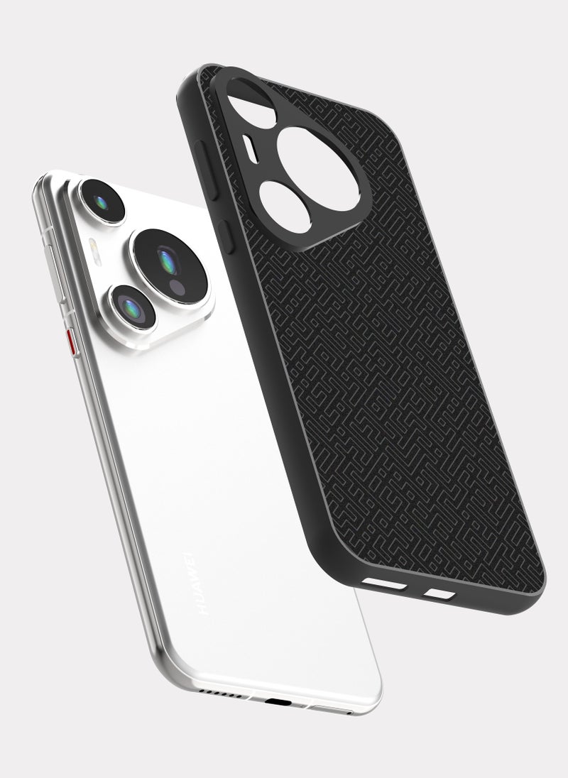 PXLAAT Huawei Pura 70 Pro case cover Black Pattern - Image 2