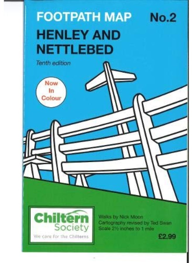 Map 2 Chiltern Society Footpath Map 2. Henley and Nettlebed: Tenth Edition - In Colour 