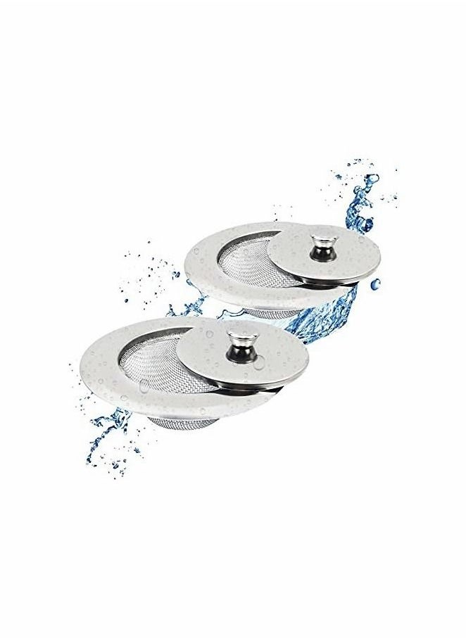 Y&D Sink Strainer, Kitchen Strainer and Stopper Combo, Fine Mesh  - Image 1