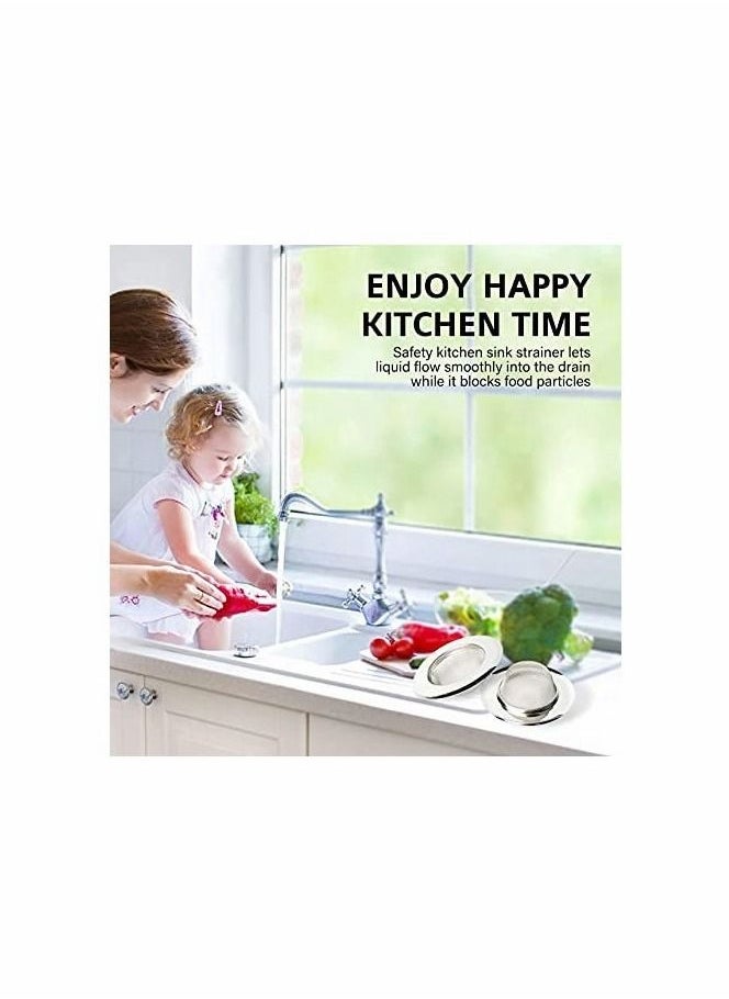 Y&D Sink Strainer, Kitchen Strainer and Stopper Combo, Fine Mesh  - Image 3
