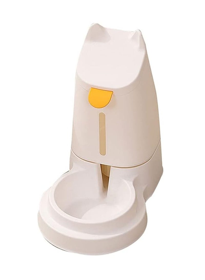 موزع مياه أوتوماتيكي للحيوانات الأليفة - سعة كبيرة، مضاد للطرف، مياه وطعام متجدد ذاتيًا للقطط والكلاب الصغيرة - Image 1