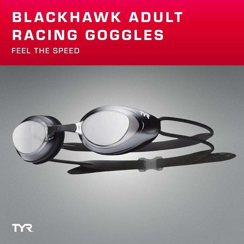 TYR Unisex Blackhawk Racing Mirrored Low Profile Swimming Goggles - Lightweight and Streamlined Design - Image 3