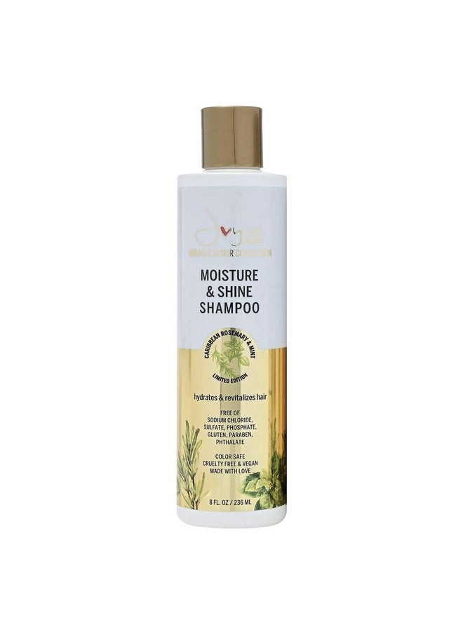 Miracle Elixir Collection Joyce Giraud Moisture & Shine Shampoo, Caribbean Rosemary Mint, Hydrates & Protects Color, 8 Fl. Oz  - Image 1