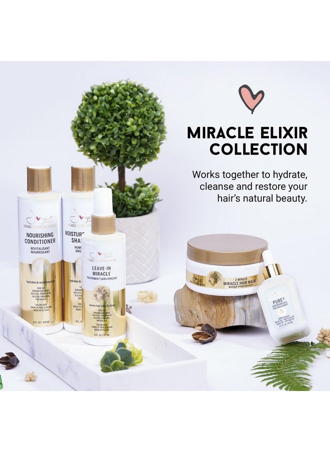 Miracle Elixir Collection Joyce Giraud Moisture & Shine Shampoo, Caribbean Rosemary Mint, Hydrates & Protects Color, 8 Fl. Oz  - Image 3