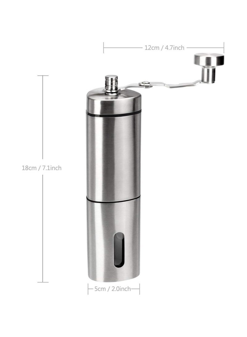 بلومنغ تايم مطحنة حبوب القهوة اليدوية المحمولة المصنوعة من الفولاذ المقاوم للصدأ مع درجة خشونة قابلة للتعديل - Image 5