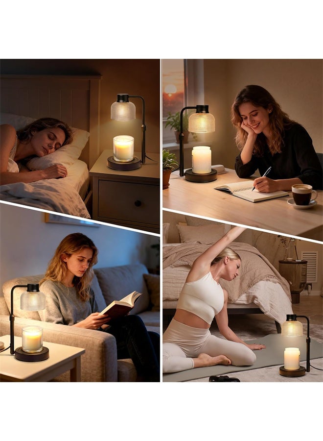 HOMESTAR Candle Warmer Lamp with Timer, Height Adjustable for Jar Scented Candles, Adjustable Brightness, Suitable for Home Decor, House Warming Gifts - Image 4